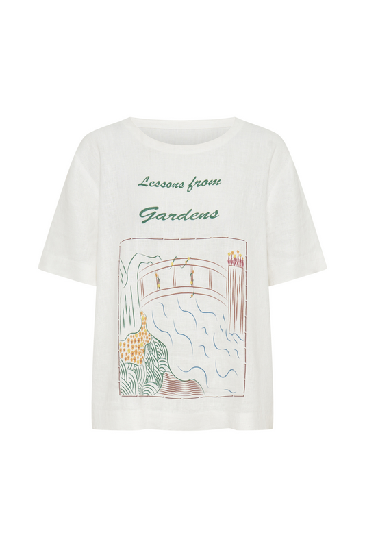 Garden Scene Tee – 100% Hemp Shirt