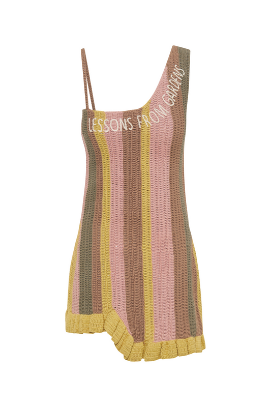 Hand Knitted Organic Cotton Dress – Rainbow Naturals